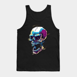 Skull retro80s Tank Top